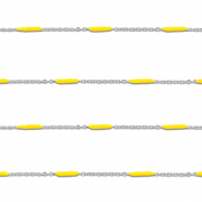Zubehör aus Stainless Steel - Rostfreiem Stahl Gliederkette with Rod Silver-yellow