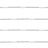 Zubehör aus Stainless Steel - Rostfreiem Stahl Gliederkette with Rod Silver-white