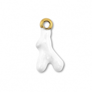 Anh&auml;nger aus Stainless Steel - Rostfreiem Stahl Coral Gold-white