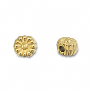 Perlen aus Stainless Steel - Rostfreiem Stahl Flower Gold