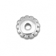 Perlen aus Stainless Steel - Rostfreiem Stahl Spacer 6mm Silver