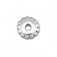 Perlen aus Stainless Steel - Rostfreiem Stahl Spacer 5mm Silver