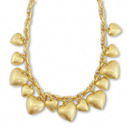 Statement-Gliederketten Twisted with Hearts Gold