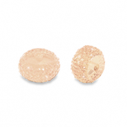 Perlen aus Resin Rondell 10mm Light peach