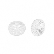 Perlen aus Resin Rondell 6mm Transparent