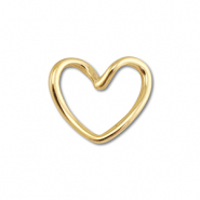 Zubeh&ouml;r aus Stainless Steel - Rostfreiem Stahl Connector Heart Gold