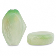 Perlen Naturstein Chalcedon Irregular Light green