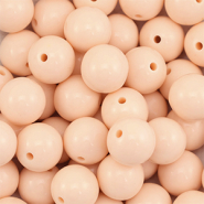 14 mm DQ Perlen aus Acryl Nude peach