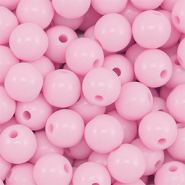 10 mm DQ Perlen aus Acryl Light pink