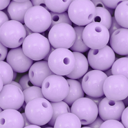 10 mm DQ Perlen aus Acryl Pastel lilac