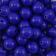 18 mm DQ Perlen aus Acryl Dark blue