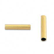 Perlen aus Stainless Steel - Rostfreiem Stahl Tubes 8mm Gold