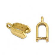 Zubeh&ouml;r aus Stainless Steel - Rostfreiem Stahl Collierschlaufe f&uuml;r Anh&auml;nger Gold