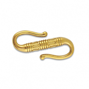 Zubeh&ouml;r aus Stainless Steel - Rostfreiem Stahl S-Haken-Verschluss Gold