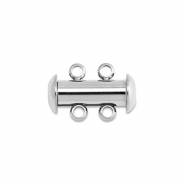 Zubeh&ouml;r aus Stainless Steel - Rostfreiem Stahl Multistrang-Magnetverschluss Silver