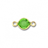 Zubehör aus Stainless Steel - Rostfreiem Stahl Connector Round Gold-green