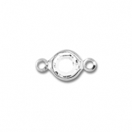 Zubehör aus Stainless Steel - Rostfreiem Stahl Connector Round Silver-transparent