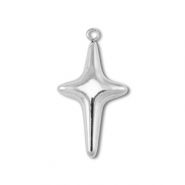 Anhänger aus Stainless Steel - Rostfreiem Stahl Cross Silver