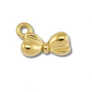 Anhänger aus Stainless Steel - Rostfreiem Stahl Bow Gold