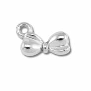 Anhänger aus Stainless Steel - Rostfreiem Stahl Bow Silver