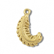 Anhänger aus Stainless Steel - Rostfreiem Stahl Feather Gold