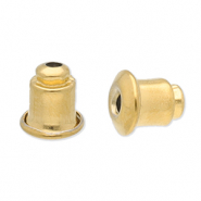 Zubehör aus Stainless Steel - Rostfreiem Stahl Ohrringe Verschluss Gold