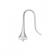 Zubehör aus Stainless Steel - Rostfreiem Stahl Ohrringe / Ohrhänger mit Endkappe Silver