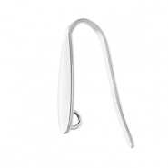 Zubehör aus Stainless Steel - Rostfreiem Stahl Ohrringe / Ohrhänger with Loop Silver