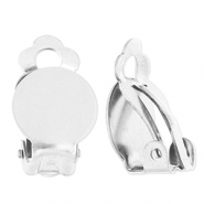 Zubehör aus Stainless Steel - Rostfreiem Stahl Clip-Ohrringe Silver