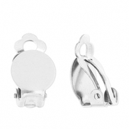 Zubehör aus Stainless Steel - Rostfreiem Stahl Clip-Ohrringe Silver