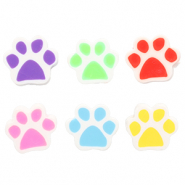 Perlen Polymer Dog Paw White-multicolour