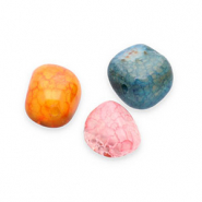 Perlen Naturstein Quarz Multicolour