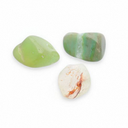 Perlen Naturstein Achat Multicolour green