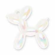 Statement-Anh&auml;nger Balloon Dog Transparent-AB coating