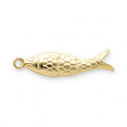 Anh&auml;nger aus Stainless Steel - Rostfreiem Stahl Fish Gold