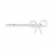Haarschmuck Haarklammer Bow Silver