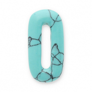 Anh&auml;nger Naturstein Turquoise Oval Turquoise