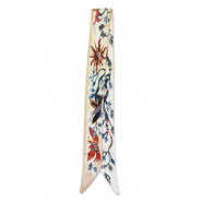 Bandana Schal with Animals/Branches Beige-sand beige