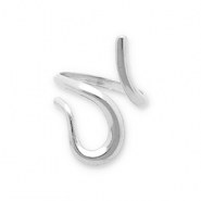 Stainless Steel - Rostfrei Stahl Ringe Snake Silver