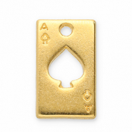 Anh&auml;nger Metall DQ Ace of Spades Gold (Nickelfrei)