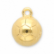 Anh&auml;nger Metall DQ Football Gold (Nickelfrei)