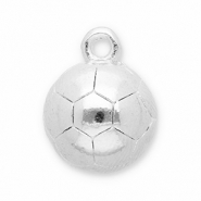 Anh&auml;nger Metall DQ Football Antik silber (Nickelfrei)