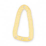 Anhänger Eco-brass® Metall DQ Zwischenstück Gold (Nickelfrei)