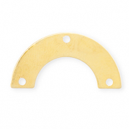 Anhänger Eco-brass® Metall DQ Zwischenstück Gold (Nickelfrei)