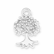 Anh&auml;nger Metall DQ Tree Antik silber (Nickelfrei)