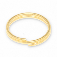 Zubeh&ouml;r Metall DQ Spaltring Gold (Nickelfrei)