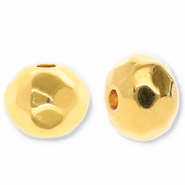 Perlen Metall DQ Facett Geschliffen Gold (Nickelfrei)