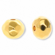 Perlen Metall DQ Facett Geschliffen Gold (Nickelfrei)