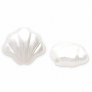 Perlenimitate Shell White