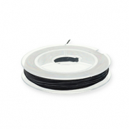 Schmuckdraht Elastik 0.8mm Black